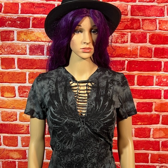 Affliction Women’s T-Shirt - Picture 5 of 12